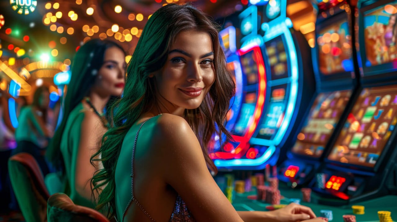 Studio live-dealer bursa77 dengan meja roulette dan kamera multi-sudut HD